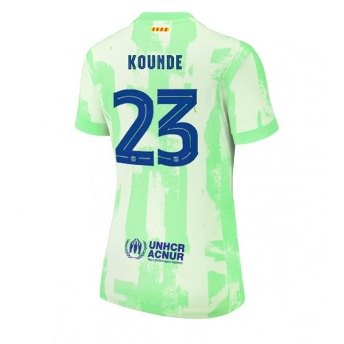 Fotballdrakt Dame Barcelona Jules Kounde #23 Tredjedrakt 2024-25 Kortermet